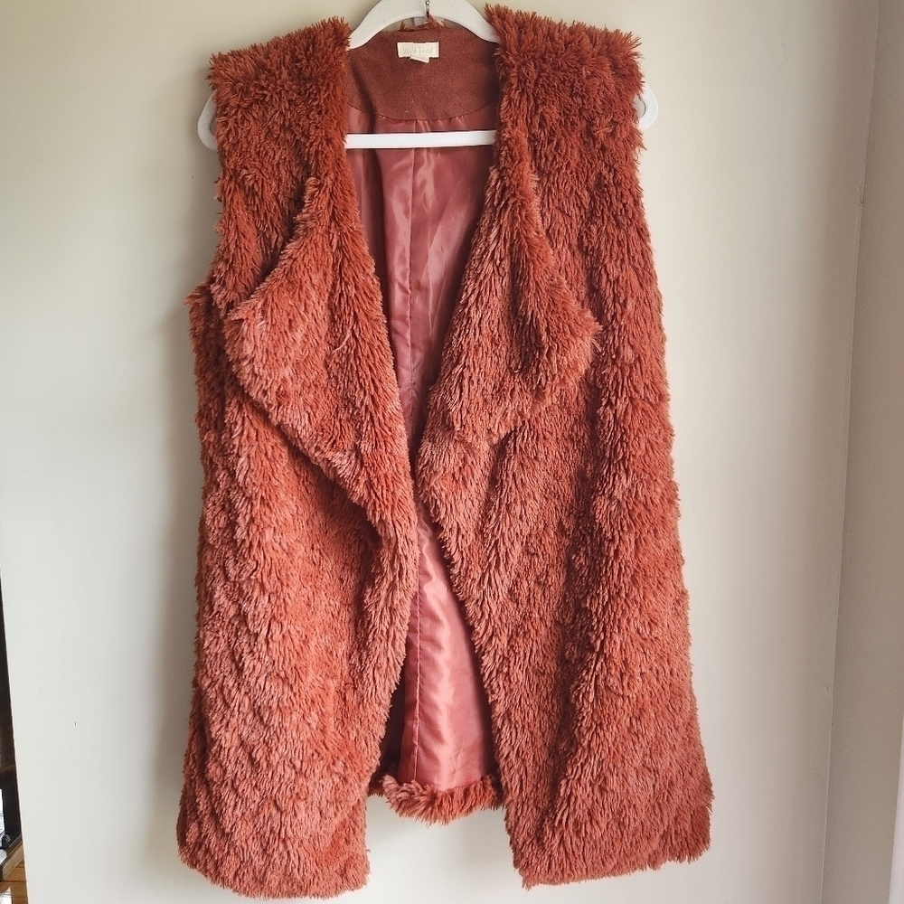 Wild Pearl Faux Fur Teddy Vest XS